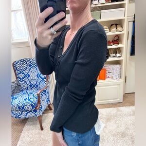 Zara black long sleeve shirt.